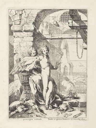 Daedalus giver Ikaros sine vinger af Giovanni David