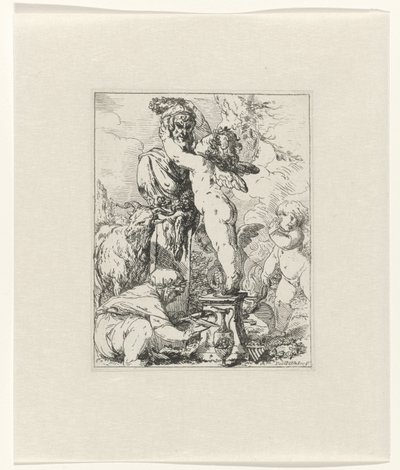 Putti ofrer til guden Terminus af Giovanni David