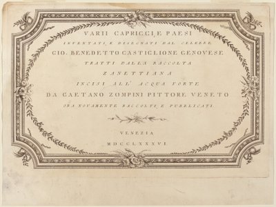 Frontispice af Giovanni De Pian