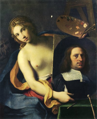 Allegori om maleri af Giovanni Domenico Cerrini