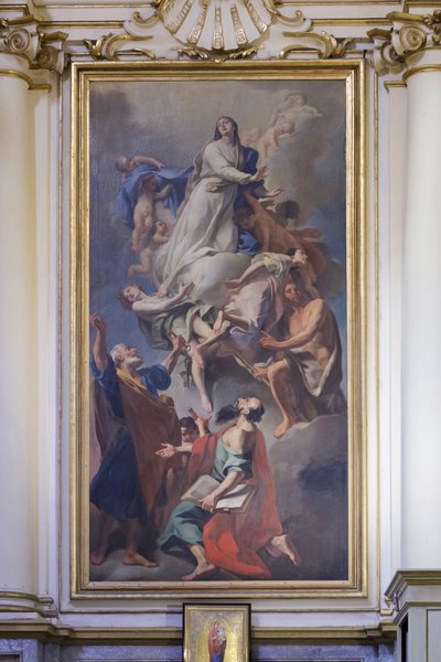 Maleri dedikeret til Jomfruen, Domenico Pestrini, San Luca-madonnaens helligdom af Giovanni Domenico Piestrini