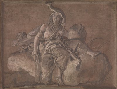 Afrika. af Giovanni Domenico Tiepolo