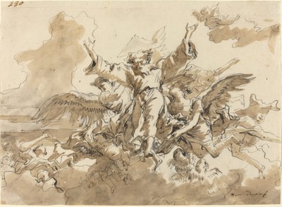 Skabelsen af universet af Giovanni Domenico Tiepolo