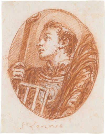 Der heilige Laurentius af Giovanni Domenico Tiepolo