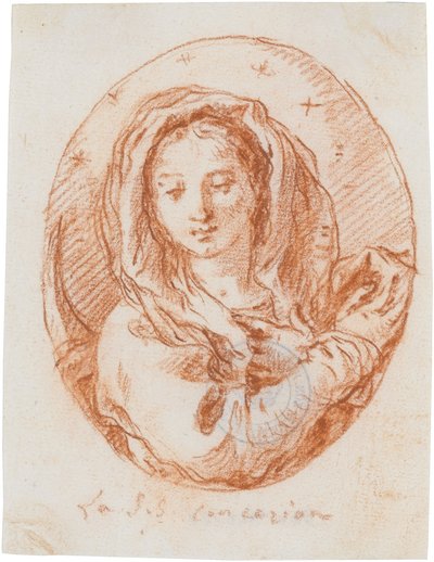 Die Unbefleckte Empfängnis Mariä af Giovanni Domenico Tiepolo