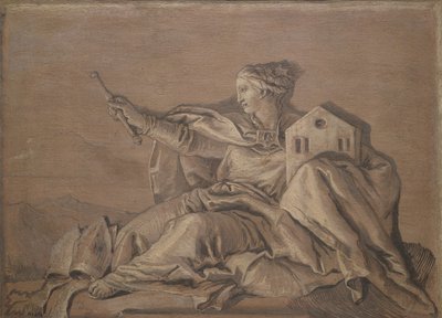 Europa. af Giovanni Domenico Tiepolo