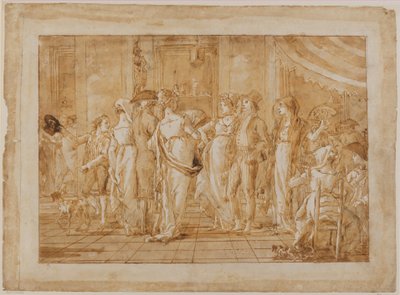 »På pladsen« af Giovanni Domenico Tiepolo