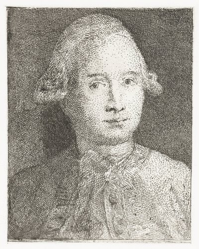 Portræt af Giovanni Domenico Tiepolo Samling af hoveder (serietitel) Raccolta di Teste (serietitel) af Giovanni Domenico Tiepolo