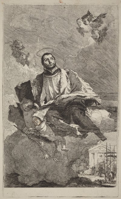 Sankt Kajetan af Thiene af Giovanni Domenico Tiepolo