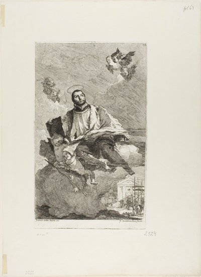 St. Gaetano af Thiene af Giovanni Domenico Tiepolo