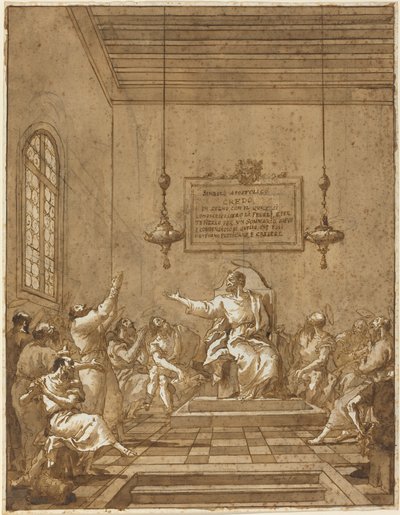 Den apostolske trosbekendelse af Giovanni Domenico Tiepolo