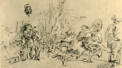 Davids triumf, c1759, 1928 af Giovanni Domenico Tiepolo