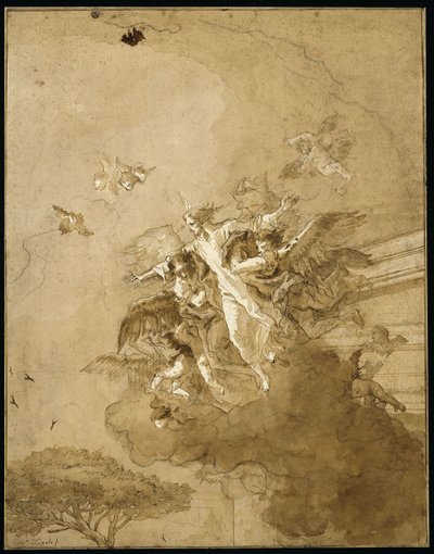Kristi opstandelses triumf af Giovanni Domenico Tiepolo