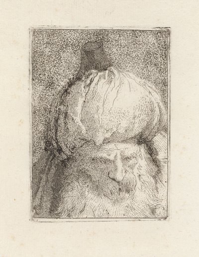 Tyrker set forfra, fra Raccolta di Teste (Samling af hoveder) af Giovanni Domenico Tiepolo
