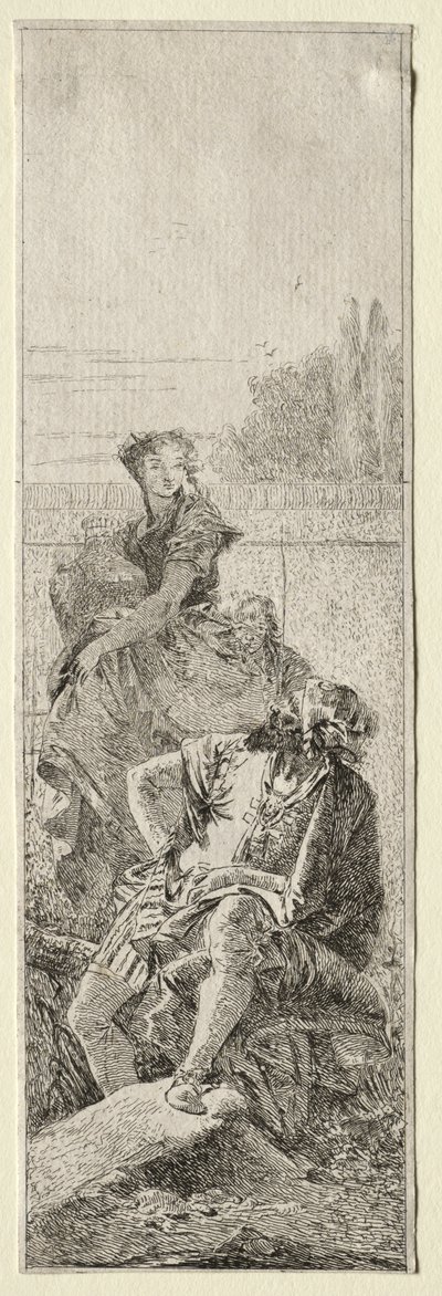 To Bønder af Giovanni Domenico Tiepolo