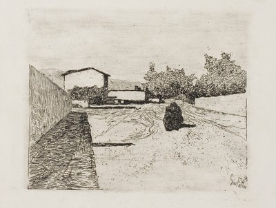 En Gade af Giovanni Fattori