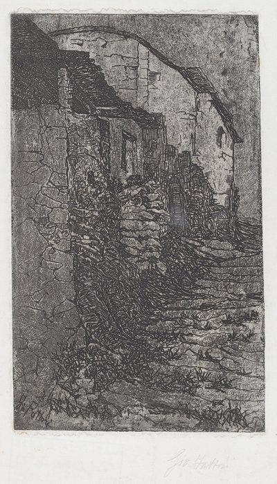 Bauco nær Rom [Bauco nær Rom] af Giovanni Fattori