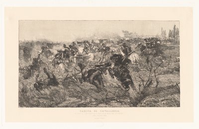 Cavalry Charge [Cavalry Charge] af Giovanni Fattori