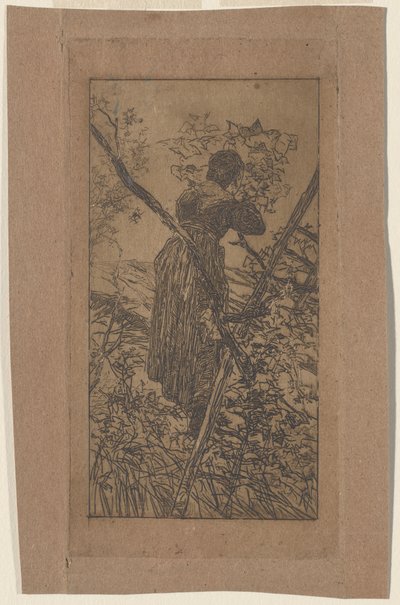 Indsamling af blade af Giovanni Fattori