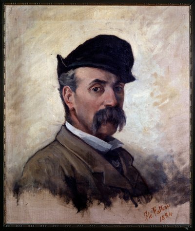 Selvportræt i en alder af 59 (maleri af Giovanni Fattori