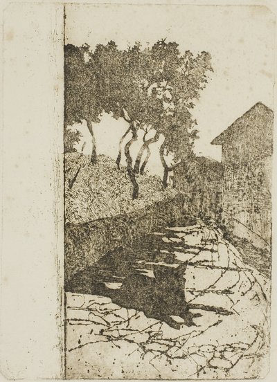 Den sorte hund af Giovanni Fattori