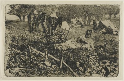 Brevet i Lejren af Giovanni Fattori