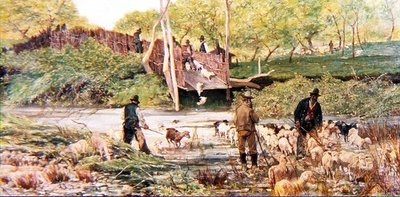 Fårene hopper af Giovanni Fattori