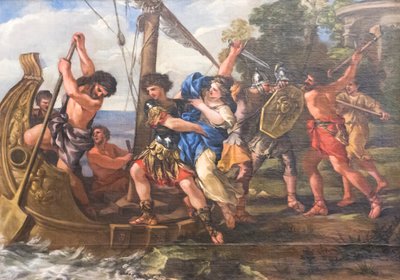 Bortførelsen af Helen af Giovanni Francesco (1610 62) Romanelli