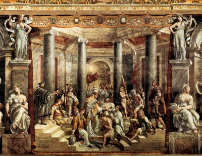 Konstantins dåb af Giovanni Francesco (c.1488 1528) Penni