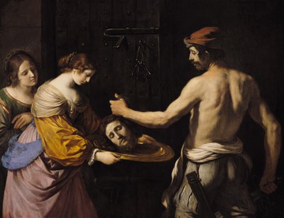 Salome tager imod Johannes Døberens hoved, 1637 af Giovanni Francesco Barbieri