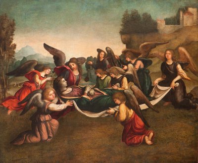 Jomfruens begravelse, efter restaurering af Giovanni Francesco Caroto