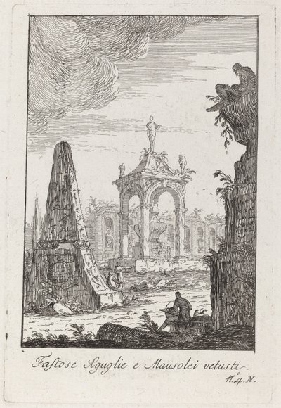 Overdådige Aguglie og gamle mausoleer af Giovanni Francesco Costa