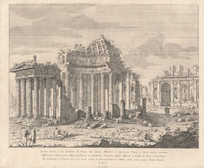 Juno og Jupiters tempel af Giovanni Francesco Costa