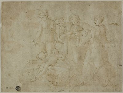 Fundet af Moses af Giovanni Francesco Penni