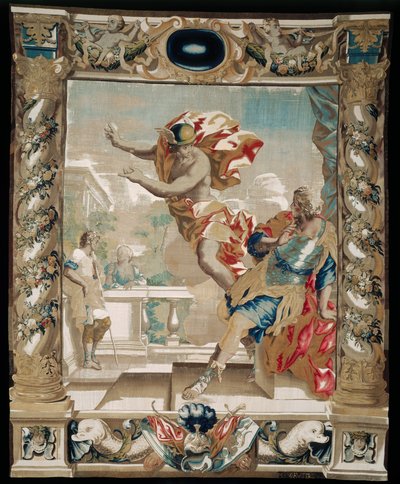 Mercury fortæller Aeneas at forlade Kartago, 1679 af Giovanni Francesco Romanelli