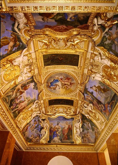 Loftet i Årstidernes Hall, 1655-58 af Giovanni Francesco Romanelli