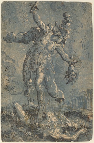 Perseus af Giovanni Gallo after Marco Pino