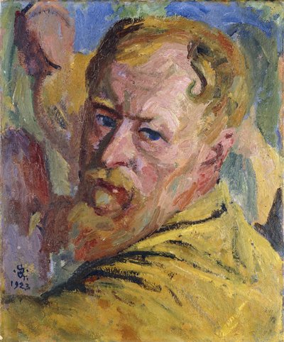 Selvportræt, 1923 af Giovanni Giacometti