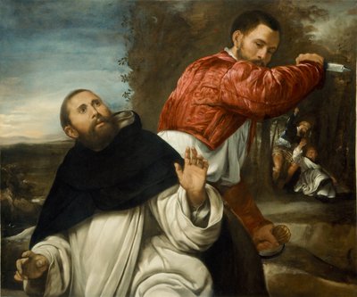 Sankt Peters Martyrs død af Giovanni Girolamo Savoldo