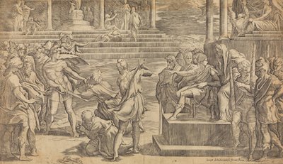 St. Peters og St. Pauls martyrium, ca. 1527. af Giovanni Jacopo Caraglio