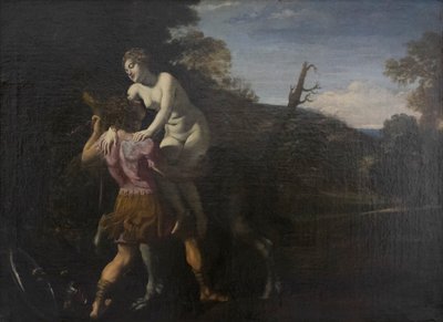 Roger befrier Angelica, ca. 1616 (olie på lærred) af Giovanni Lanfranco
