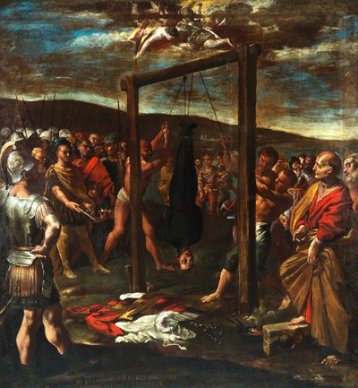 The Martyrium of Saint Joseph the Presbyter, ca 1640-1645. af Giovanni Lanfranco