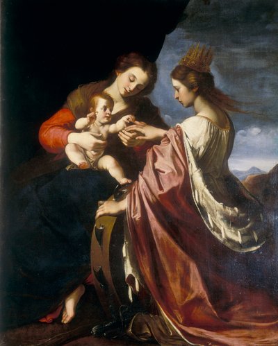 St. Catherines bryllup af Giovanni Mannozzi
