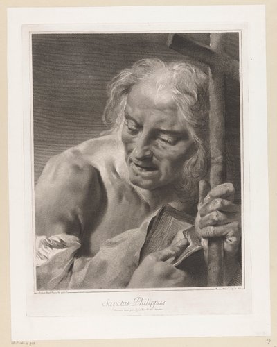 Apostlen Filip Sankt Filip (titel på objekt) Apostle (serietitel) af Giovanni Marco Pitteri
