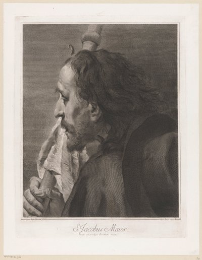 Apostlen Jakob den større S. Jacobus Maior apostle af Giovanni Marco Pitteri