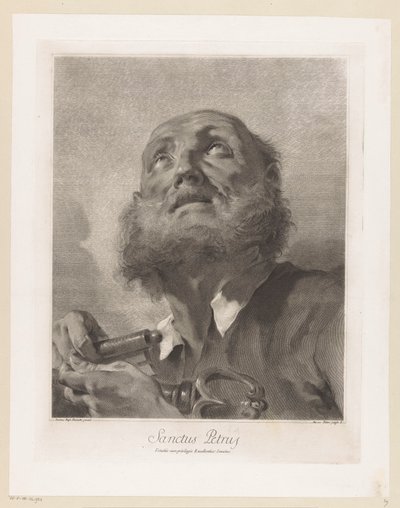 Apostel Peter St. Peter (titel på objekt) Apostel (serietitel) af Giovanni Marco Pitteri