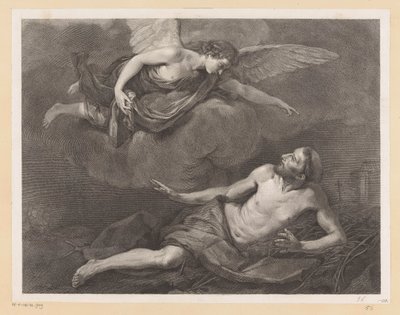 Sankt Frans af Assisi og englen af Giovanni Marco Pitteri