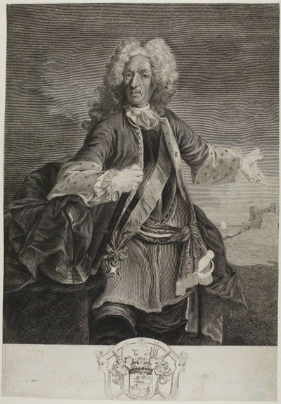 Johann Matthias, greve af Schulenburg. af Giovanni Marco Pitteri
