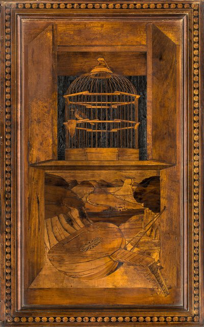Lignaean Canonical Choir, indlagt af Giovanni Maria Platina 1484, Superior Stall af Giovanni Maria Platina