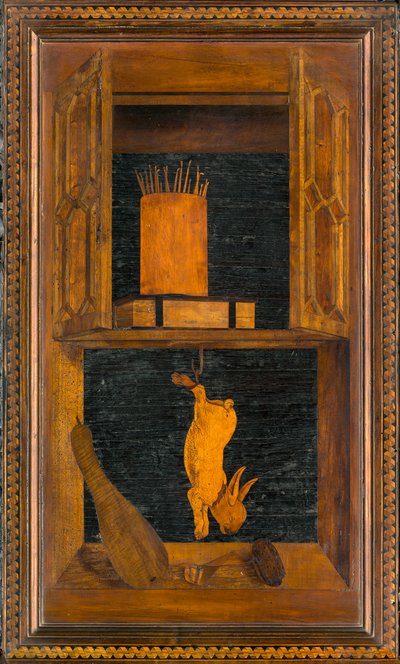 Lignaean Canonical Choir, indlagt af Giovanni Maria Platina 1484, Superior Stall af Giovanni Maria Platina